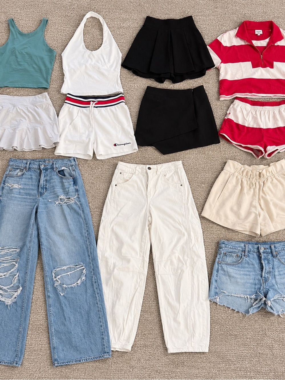 Jeans, workout, skirts (bundle)